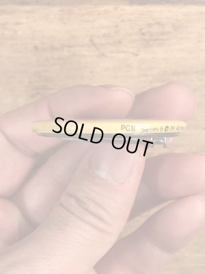 80’sのメッセージとスマイルが描かれたヴィンテージの缶バッジ