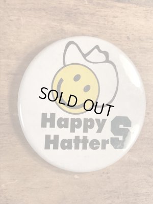 70年代頃の企業物のスマイルのビンテージの缶バッジ