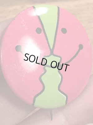 70年代頃のPerfect School Plan社製のスマイルフェイスのビンテージの缶バッジ