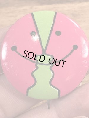 70年代頃のPerfect School Plan社製のスマイルフェイスのビンテージの缶バッジ