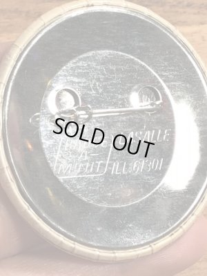 80’sの選挙時のスマイルフェイスのヴィンテージの缶バッジ