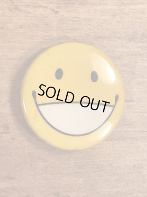 70年代頃のスマイルのビンテージの缶バッジ