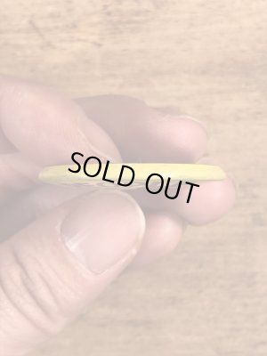 70’sのPeople Above Politicsのスマイルフェイスのヴィンテージの缶バッチ