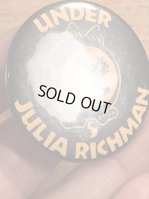 70年代頃のスマイルのキャラクターのビンテージの缶バッジ