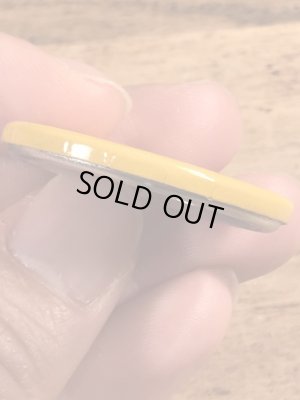 70’sの企業物のスマイルフェイスのヴィンテージの缶バッチ