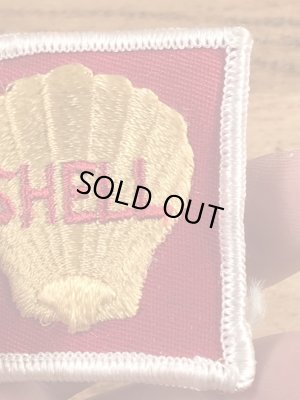70’sのShellのヴィンテージの刺繍ワッペン