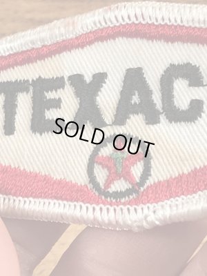 70年代頃のテキサコのビンテージの刺繡ワッペン