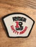 70年代頃のRyder Shop Safety Awardのビンテージの刺繡ワッペン