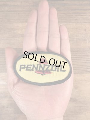 70年代頃のペンゾイルのビンテージの刺繡ワッペン