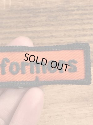 70’sのThe Performersのヴィンテージの刺繡パッチ