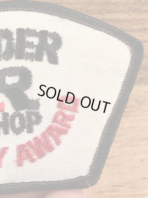 70'sのRyder Shop Safety Awardのヴィンテージの刺繡パッチ