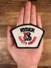70'sのRyder Shop Safety Awardのヴィンテージの刺繡パッチ