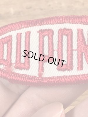 70年代頃のデュポンのビンテージの刺繡ワッペン