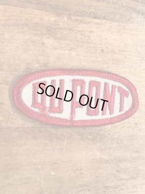 70年代頃のデュポンのビンテージの刺繡ワッペン