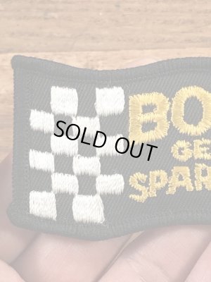 70年代頃のボッシュスパークプラグのビンテージの刺繡ワッペン