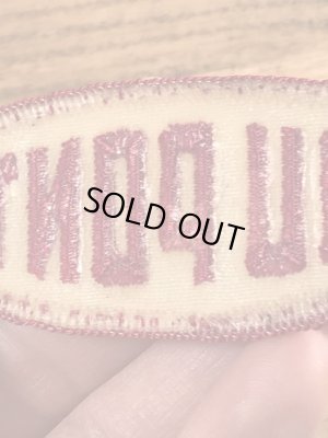 70’sのDu Pontのヴィンテージの刺繡パッチ