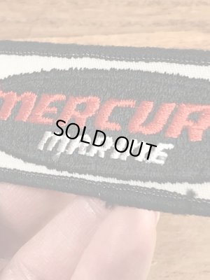 70年代頃のマーキュリーマリンのビンテージの刺繡ワッペン