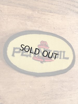 70年代頃のペンゾイルのビンテージの刺繡ワッペン