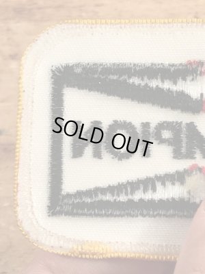 70年代頃のチャンピオンスパークプラグのビンテージの刺繡ワッペン