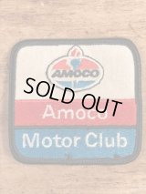 Amoco Motor Club Patch　アモコモータークラブ　ビンテージ　ワッペン　企業物　〜70年代