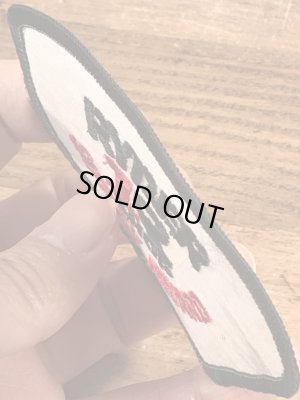 70'sのRyder Shop Safety Awardのヴィンテージの刺繡パッチ