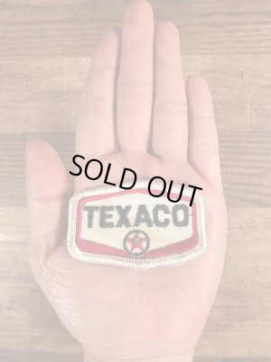 70年代頃のテキサコのビンテージの刺繡ワッペン