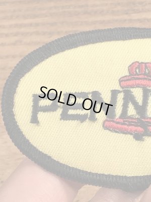 70年代頃のペンゾイルのビンテージの刺繡ワッペン