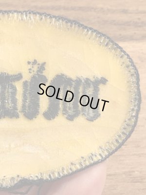 70年代頃のMidasのビンテージの刺繡ワッペン