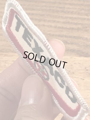 70年代頃のテキサコのビンテージの刺繡ワッペン