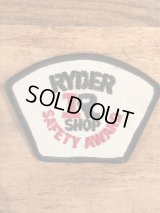 Ryder Shop Safety Award Patch　ライダーショップ　ビンテージ　ワッペン　企業物　70年代