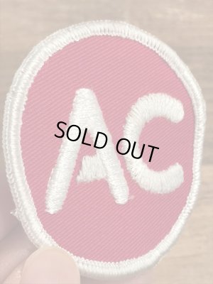 70年代頃のACスパークプラグのビンテージのワッペン