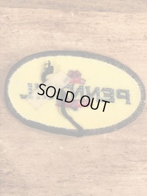 70’sのペンズオイルのヴィンテージの刺繡ワッペン