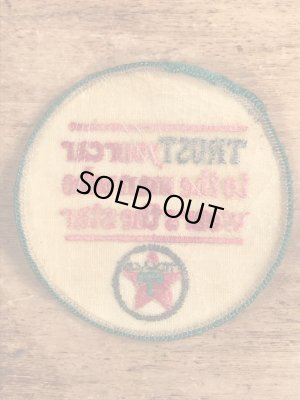 70’sのTexacoのヴィンテージの刺繍パッチ