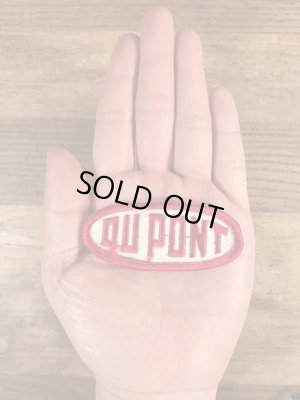 70年代頃のデュポンのビンテージの刺繡ワッペン