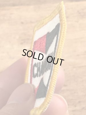 70’sのチャンピオンスパークプラグのヴィンテージの刺繡パッチ