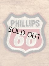 Phillips 66 Patch　フィリップス66　ビンテージ　ワッペン　企業物　70年代