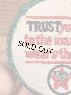 70年代頃のテキサコのビンテージのワッペン