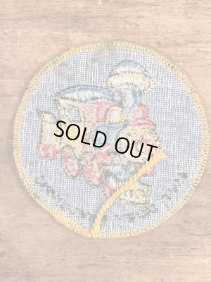 70’sのダンボのケイシージュニアのヴィンテージの刺繡パッチ