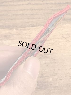 70年代頃のディズニーのミッキーとミニーマウスのビンテージの刺繡ワッペン