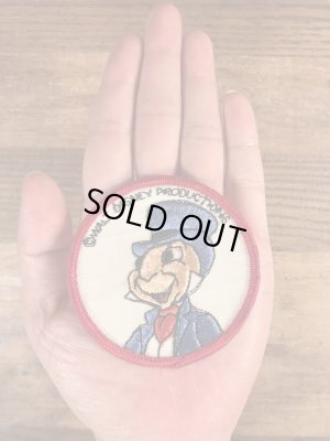 70年代頃のディズニーのジミニークリケットのビンテージの刺繡ワッペン