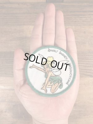 70年代頃のディズニーのティンカーベルのビンテージの刺繡ワッペン