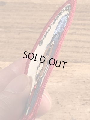 70年代頃のディズニーのジミニークリケットのビンテージの刺繡ワッペン