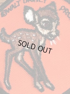 70年代頃のディズニーのバンビのビンテージの刺繡ワッペン