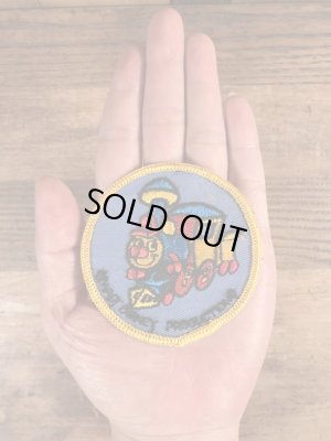 70年代頃のディズニーのケイシージュニアのビンテージの刺繡ワッペン