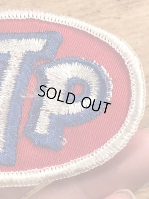 70’sのSTPオイルのヴィンテージの刺繡パッチ