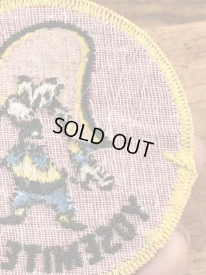 70年代頃のルーニーテューンズのヨセミテサムのビンテージの刺繡ワッペン
