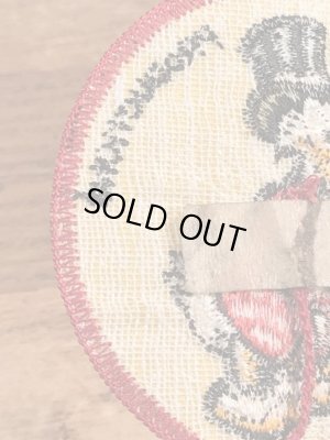 70’sのディズニーのスクルージマクダックのヴィンテージの刺繡パッチ