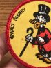 70年代頃のディズニーのスクルージマクダックのビンテージの刺繡ワッペン