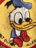 70年代頃のディズニーのドナルドダックのビンテージの刺繡ワッペン
