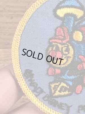 70年代頃のディズニーのケイシージュニアのビンテージの刺繡ワッペン